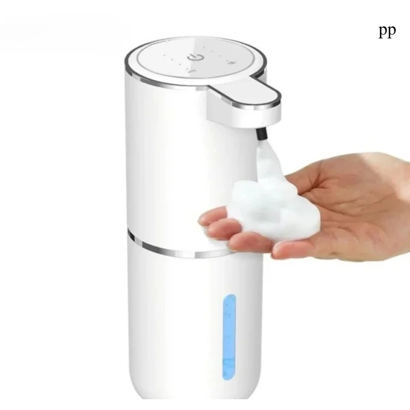 Contactless Sensor Foam Soap Dispenser Rechargeable Wall Mount Vertical Hand Sanitizer Bubble Dispenser with Multi Speed Adjustm