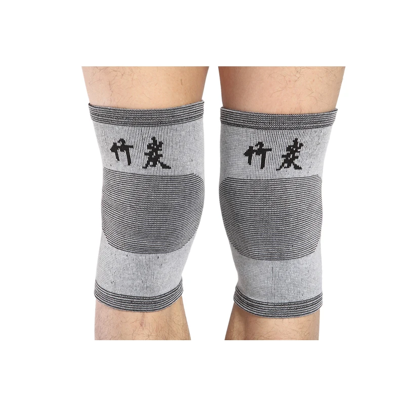 1Pair Bamboo Charcoal Knee Wrap Support Elastic Brace Patella Sport Pad Elastic Kneecap Canions Knee Brace Support Protector Pad