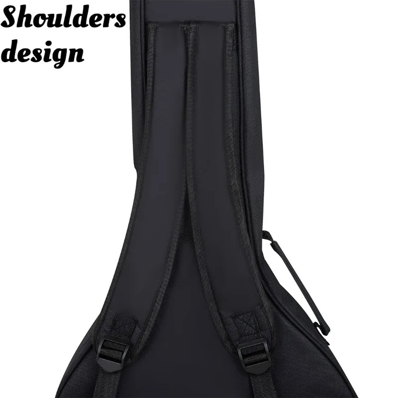 オックスフォード布製ソフトバンジョーケース ‌   厚みのある耐衝撃性ポータブルショルダー楽器バッグプロの楽器アクセサリー