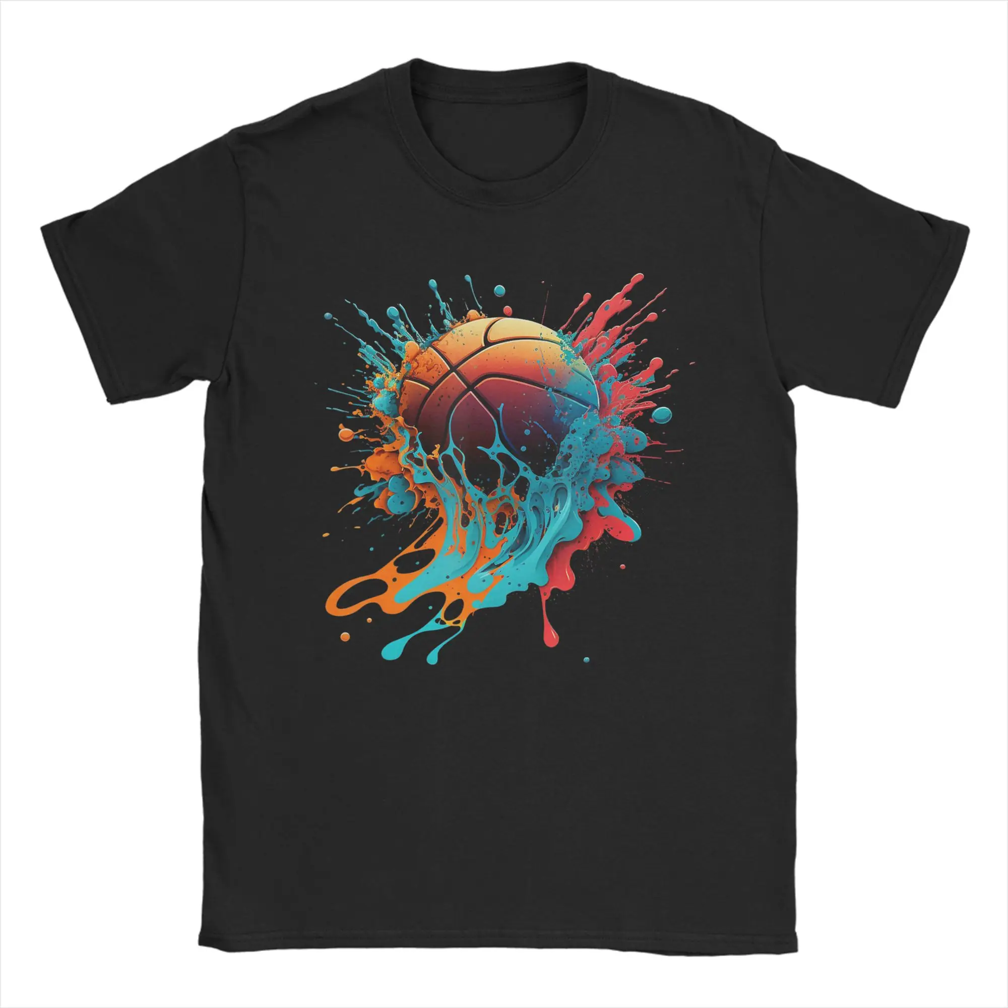 Basketball Splash Baller Basketball Player Team Player  T Shirts 100% Cotton Hip Hop Tshirt For Mens Short Sleeve Casual Tops