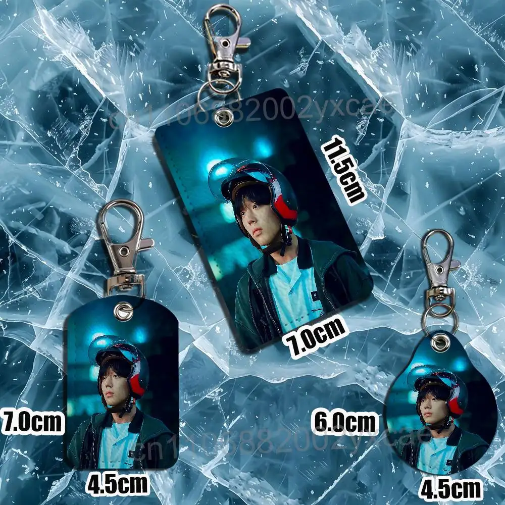 Yeon Sieun Ahn Suho Weak Hero Class Cartoon Singer Anime Card Keychain Fashion Pendant Bag ID Door Card Holder Bus Card Cute