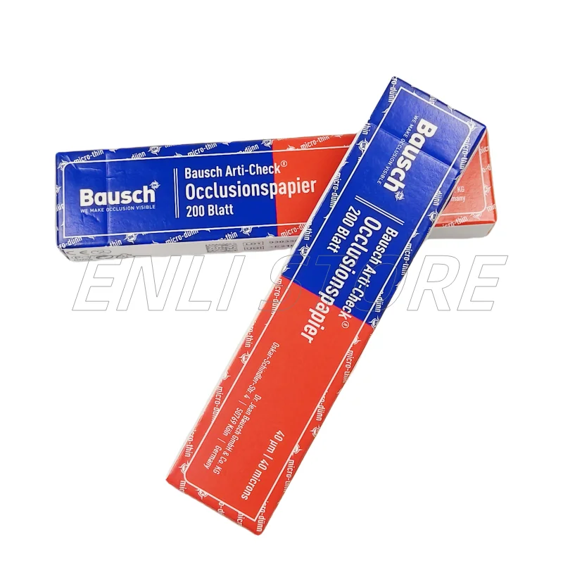 Bausch Arti-Check 40 Micron 40μm Dental Articulating Paper Germany BK09/10/80 Double Sided Dental Material 200Strips/Box