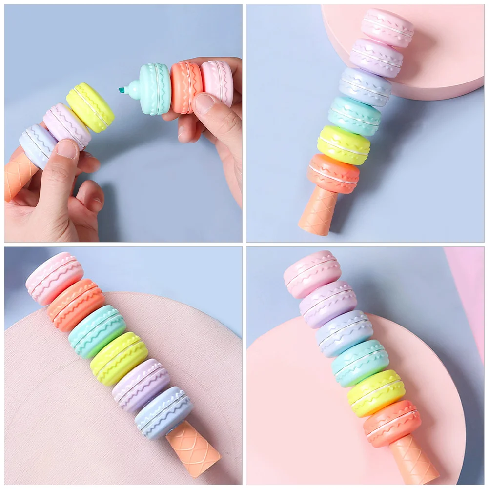 

Colorful Fluorescent Markers Mini Highlighter Pens For Students Note Taking Journal Drawing School Office Supplies Plastic