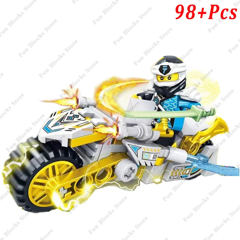 2023 Ninja Legacy Kai Jay Zane Lloyd War Armor Mech Mini Action Figure Building Blocks Kit Bricks Classic Movie Model Kids Toys