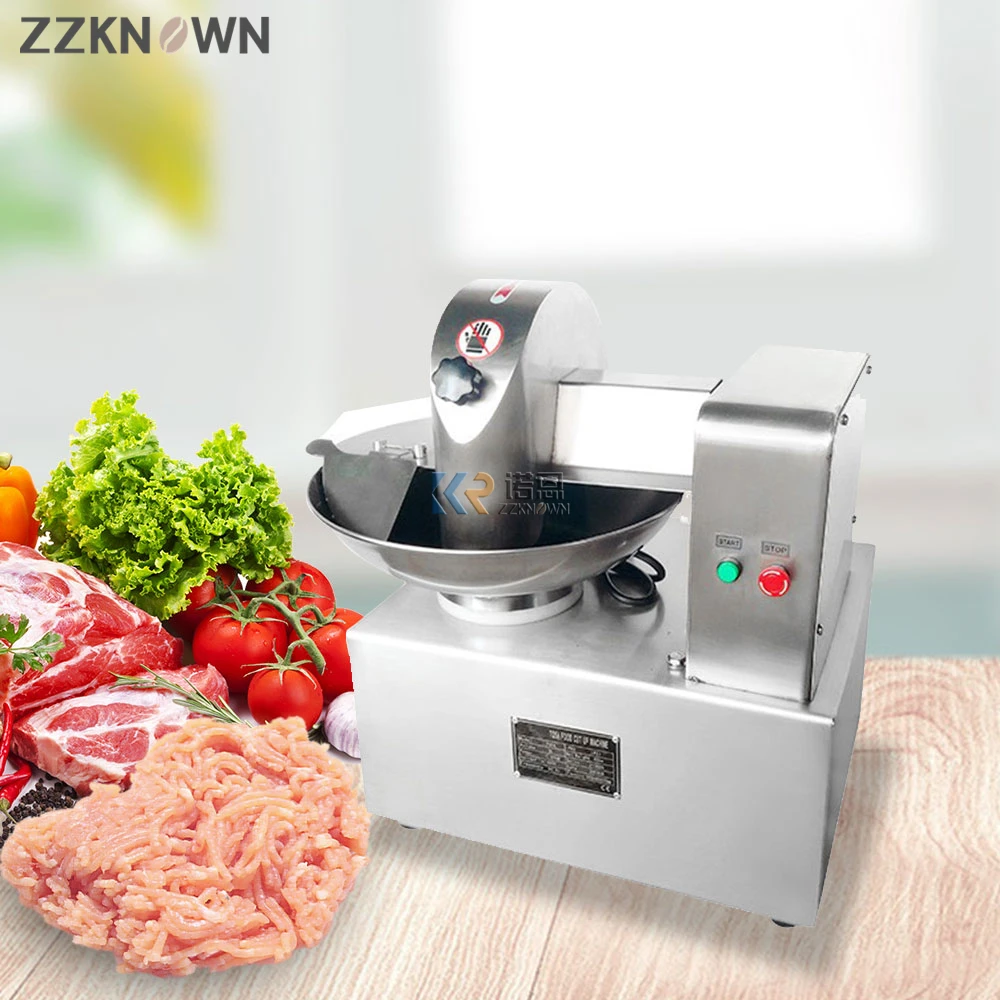 

120kg/Hour Commercial Meat Grinder Cutting Machine Poultry Mincer Chopper Stailnless Steel Vegetable Cutter