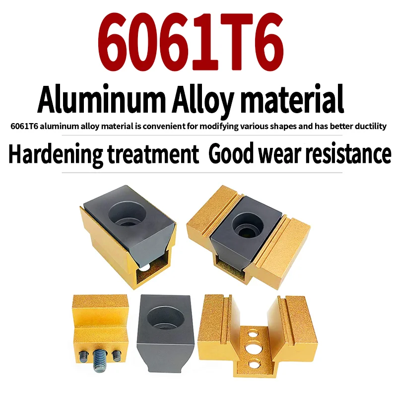 M6 M8 M10 M12 Fixed Clamping Block CNC Machining Center OK Fixture Integrated Clamp Vise Multi Station Batch Workholding