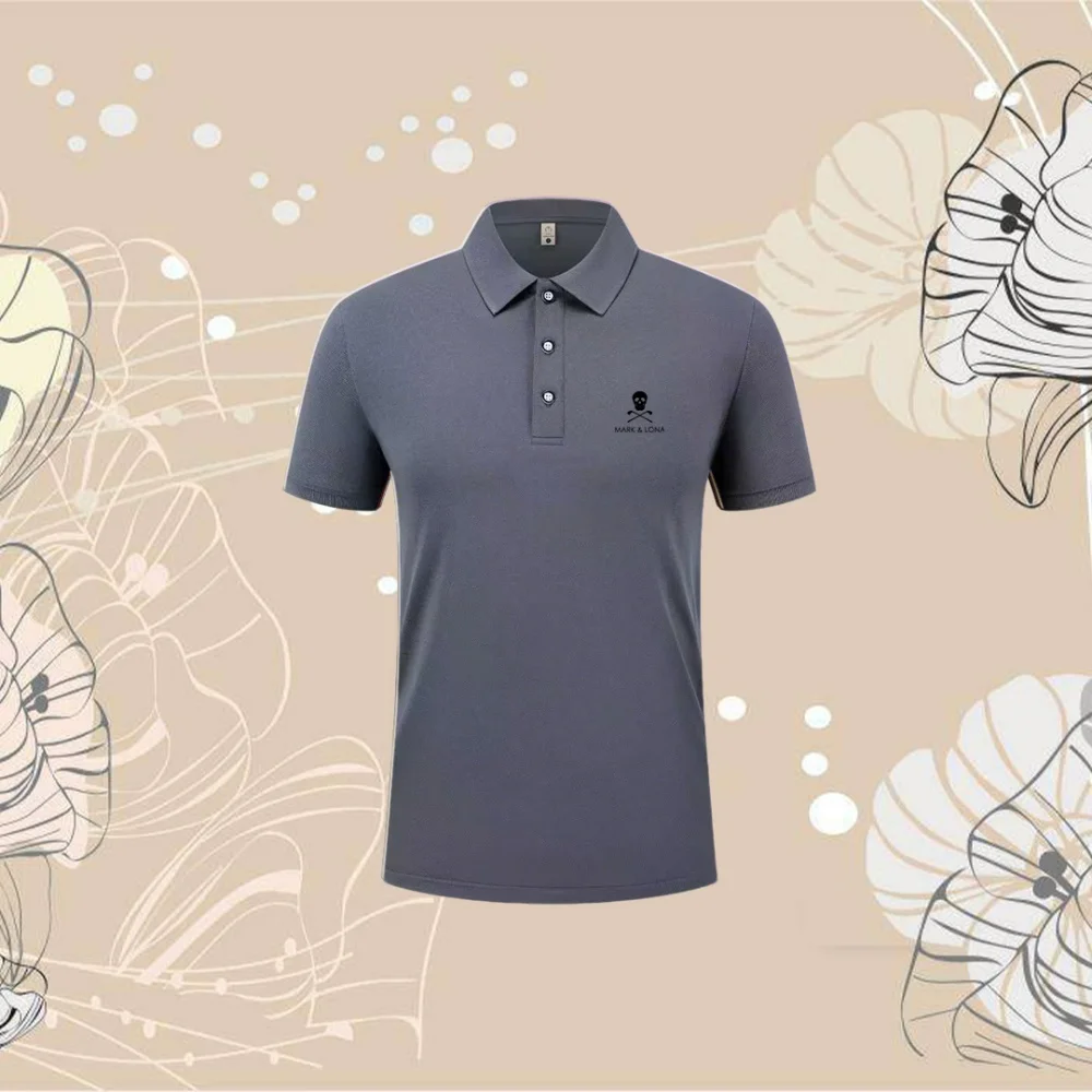 Polo imprimé haut de gamme à manches courtes pour homme, nouvelle version coréenne, collection été 2