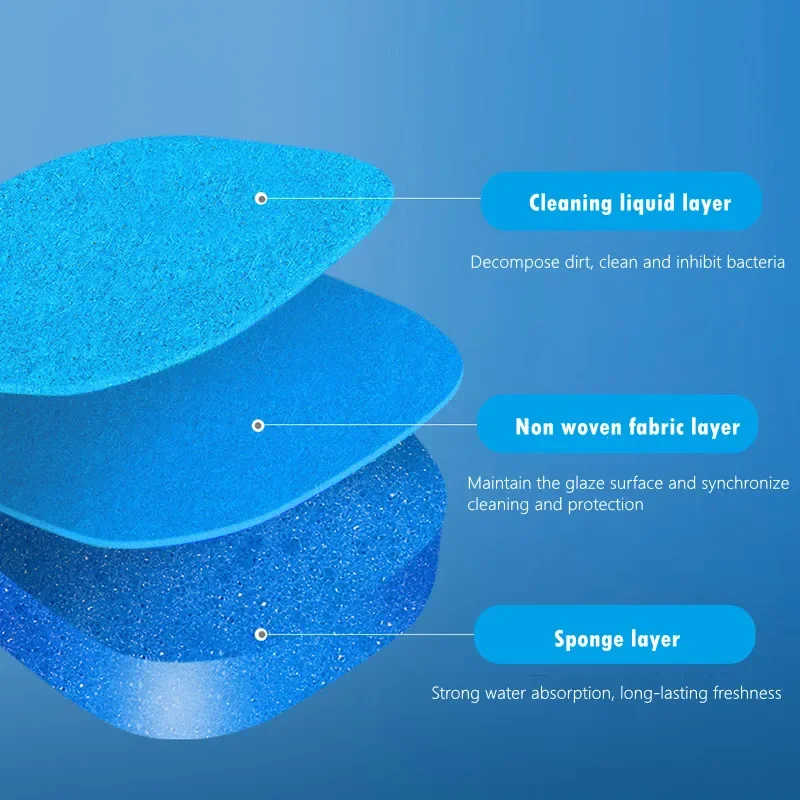 Einweg-Toilettenbürstenreiniger mit langem Griff und austauschbarem Kopf