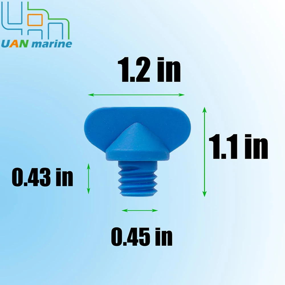 5개 22- 806608 MerCruiser 22-용 A02 배기 매니폴드 배수 블루 플러그 806608 A1 22- 806608 A02 8M 2000874