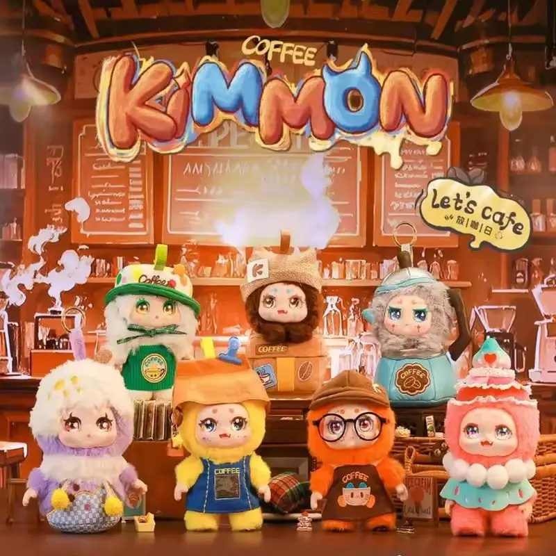 

Аутентичная Kimmon Qimeng Let'S Cafe Coffee Day Series, плюшевая кукла, слепая коробка, милая кукла-компаньон, друзья, праздничные подарки