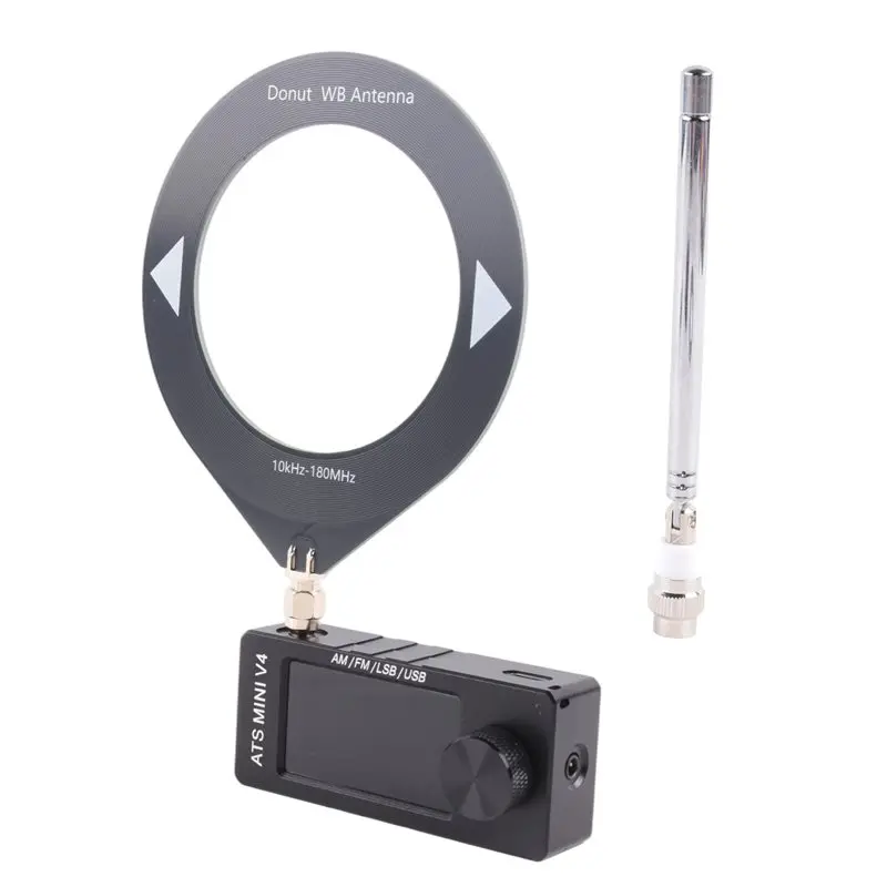 AEE6-V4 ATS MINI SI4732 Radio ALL Band DSP Radio FM AM SSB LSB USB Receiver, Built-In Hi-Z Headphone Amplifier Circuit