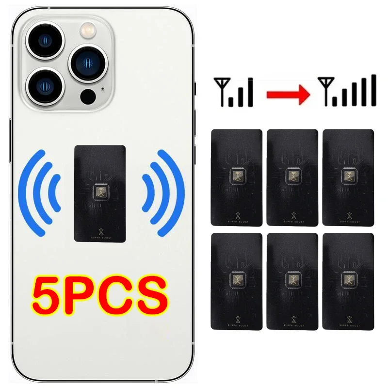 2023 New SP19 Pro Antenna Signal Amplifier Mobile Phone Portable Signal Enhancement Stickers Booster for iPhone Samsung Mi