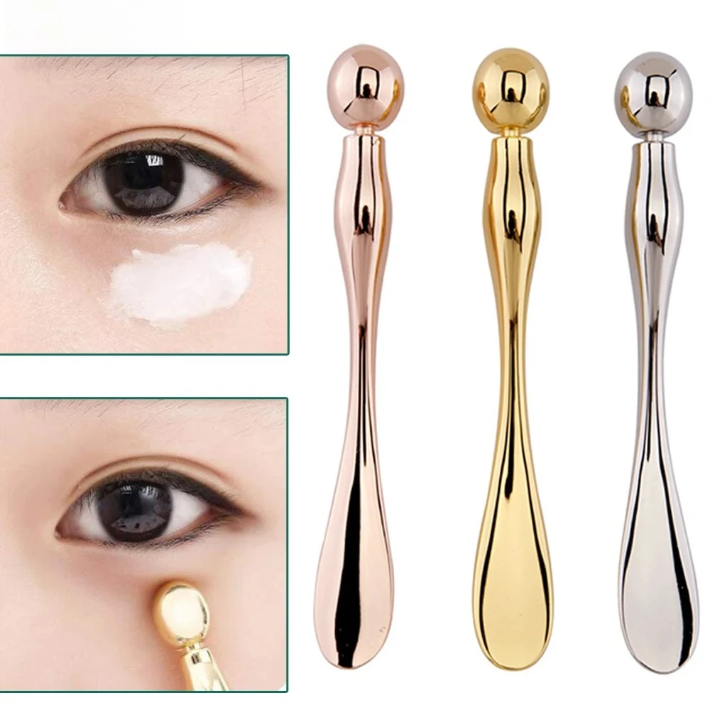 

Sleep Eye Massager, Mask Spoon DIY Dark Circles Eye Cream Scooping Massage Stick Beauty Tool,Anti-Aging, Soothing Eye Fatigue