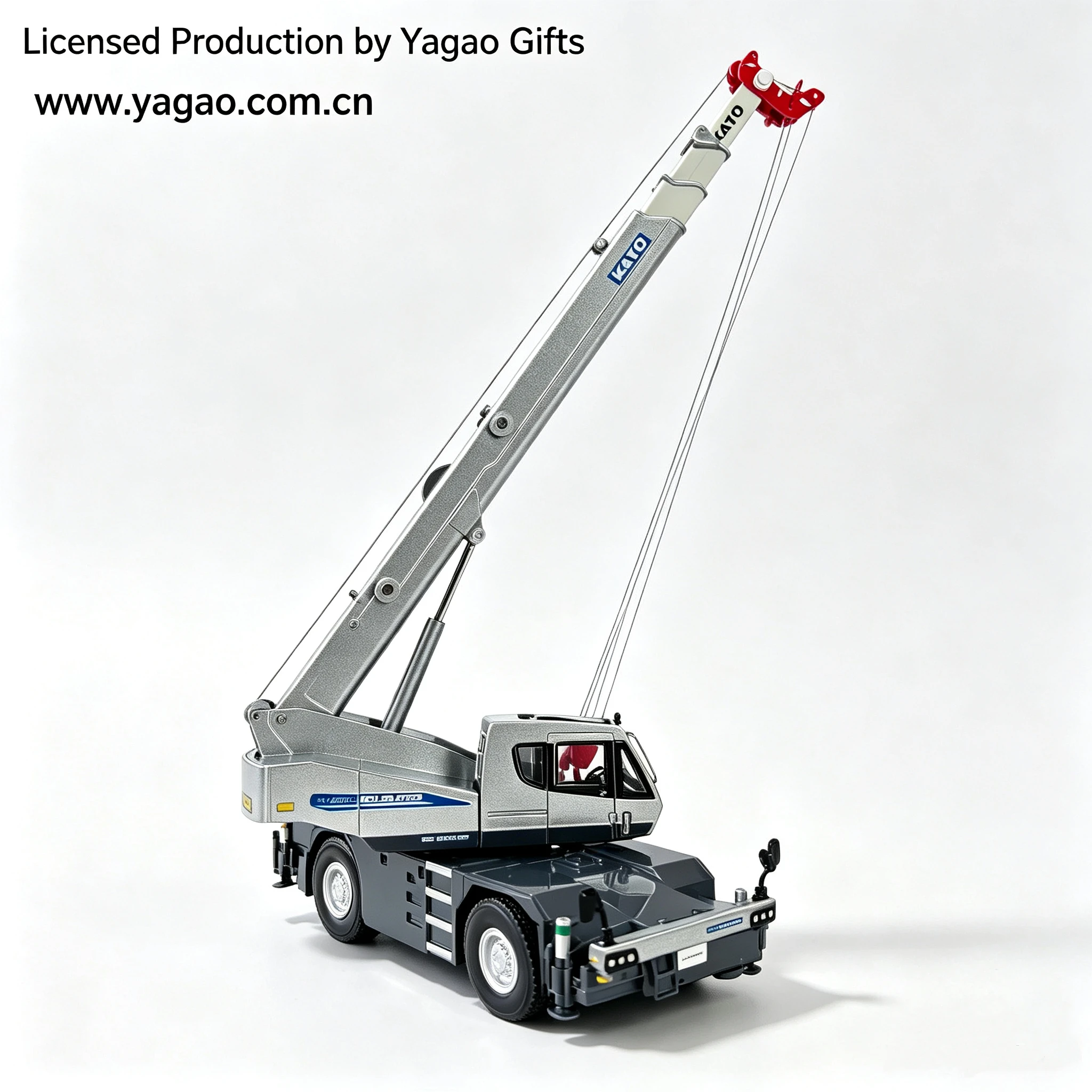 Genuine Product Authorization 1:50 KATO Original Grey SR250 Off-road Truck Crane Model Collection Hoist Replica We can OEM Color