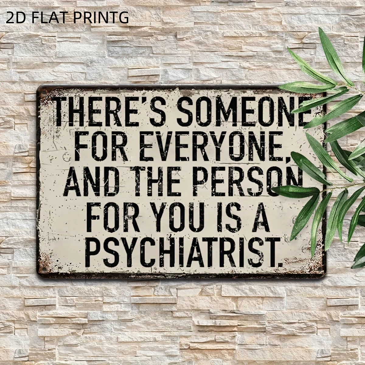 2D Flat Aluminum Wall Art 