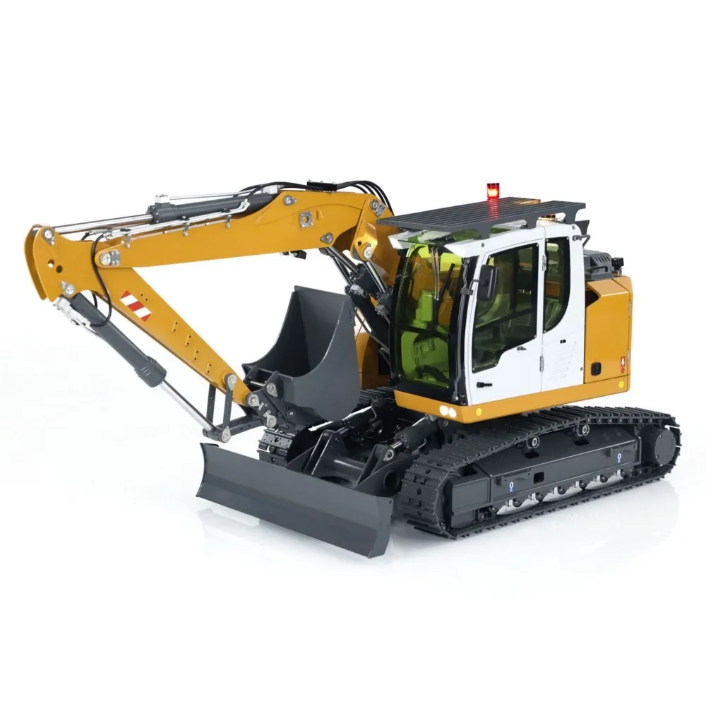 بيع الولايات المتحدة 1/14 حفارة هيدروليكية يتم التحكم فيها عن طريق الراديو LR 914 5 طرق صمام RC حفار نموذج RTR مركبة بناء كهربية ST8 راديو #4