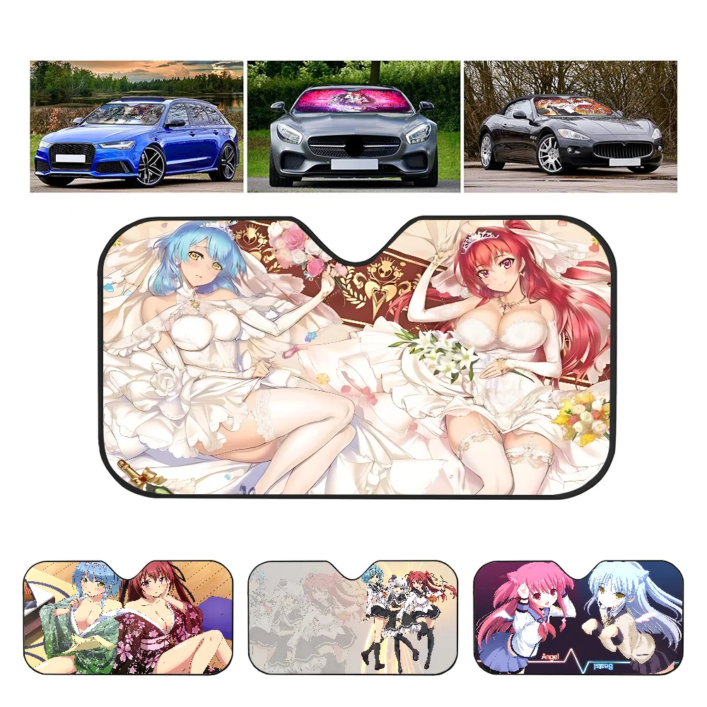 

The Testament Of Sister New Devil Windshield Sunshade Anime Cute Car Front Windshield 70x130cm Sun Visor Heat Reflector