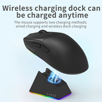 AJAZZ AJ139V2 wireless gaming mouse, three-mode pixel PAW3395 lightweight gaming game