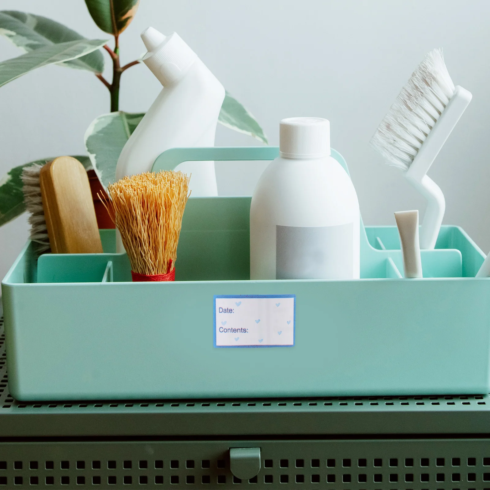 1 لفة من ملصقات تاريخ سلامة الطعام، ملصق فارغ لحاويات الطعام، ملصقات لاصقة قابلة للإزالة، مخزن المطبخ والفريزر #3