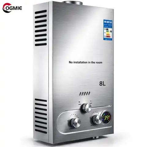 18L/4.8Gallon Tankless Water Heater 4.8GPM High Efficient Natural Gas & LPG Propane RV Instant Boiler