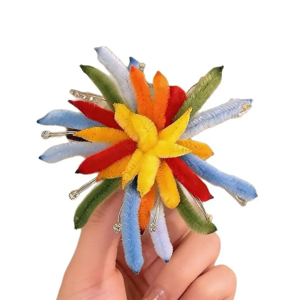 New DIY Kit Glow Color Strip Hair Clip Handmade Blue Color Hair Accessories Lighting Personality Hair Clip