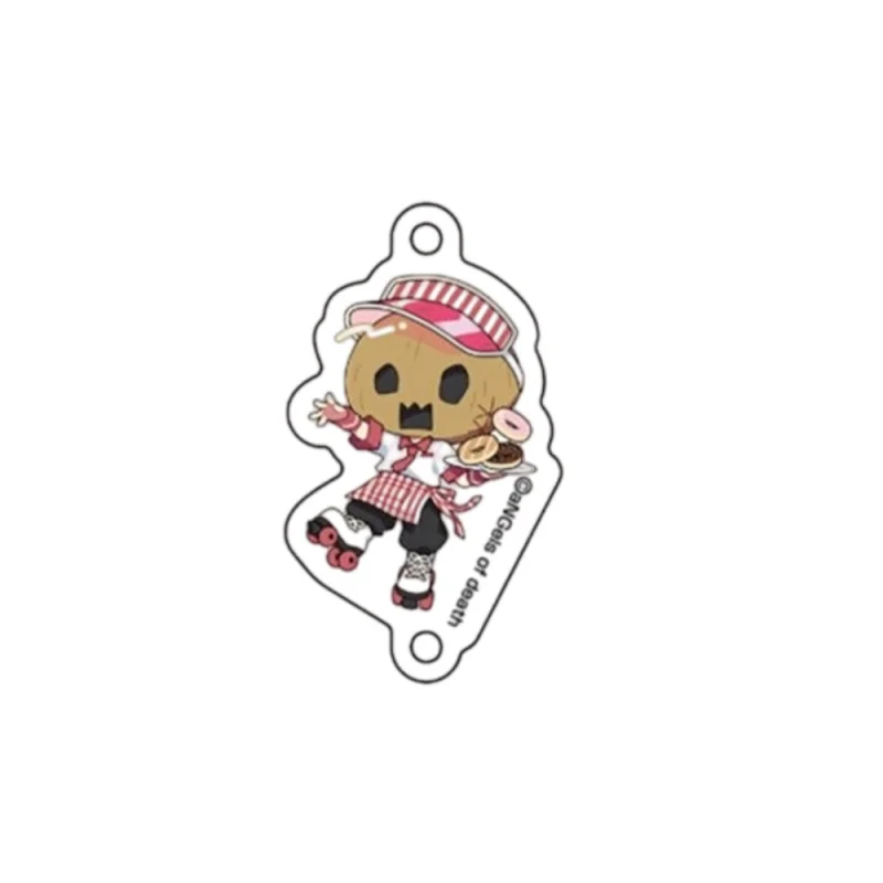 Anime Fans Gifts Angels of Death Figures Rachel・Gardner,Isaac·Foster 2026Acrylic Keychain Bag pendant Ornament 6cm Lobster Clasp