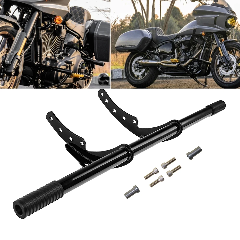 For Harley Softail Low Rider FXBB FXBBS FXST FXLR FXFB 2018-later Front Highway Crash Bar Engine Guard Frame Slider Bumper