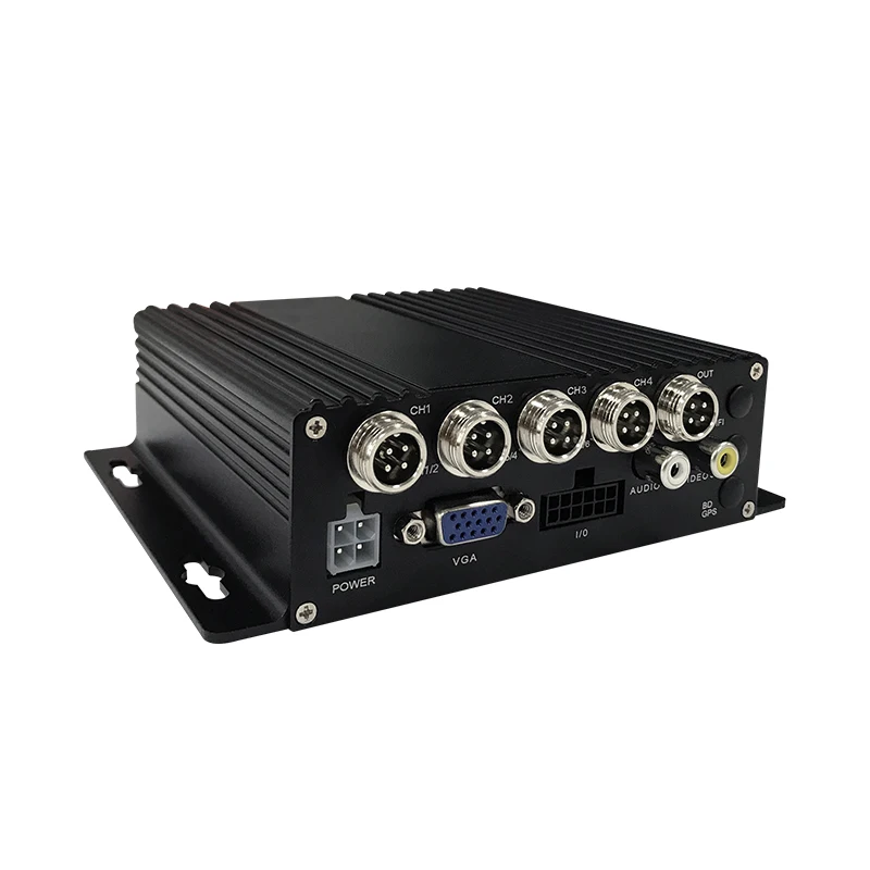 

Video Recorder 4CH Basic MDVR Supports Dual 512G TF Cards Loop Recording 1080P Mobile DVR