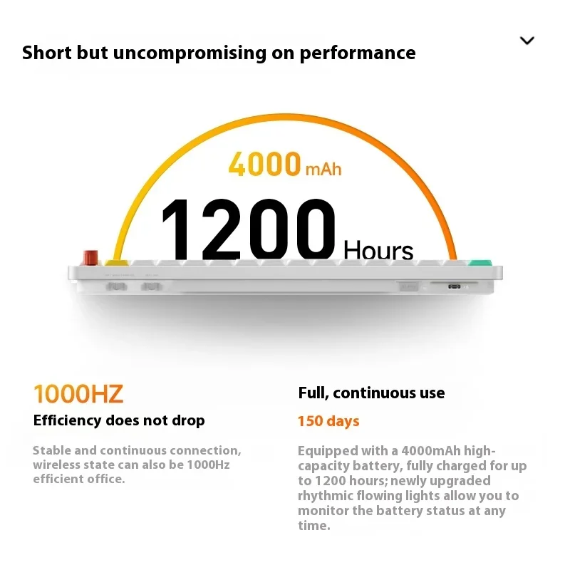 NuPhy Air75 V3 Teclado mecánico de bajo perfil inalámbrico 3 modos intercambio en caliente 4000mAh batería personalizada Air75V3 teclado corto Nano interruptor