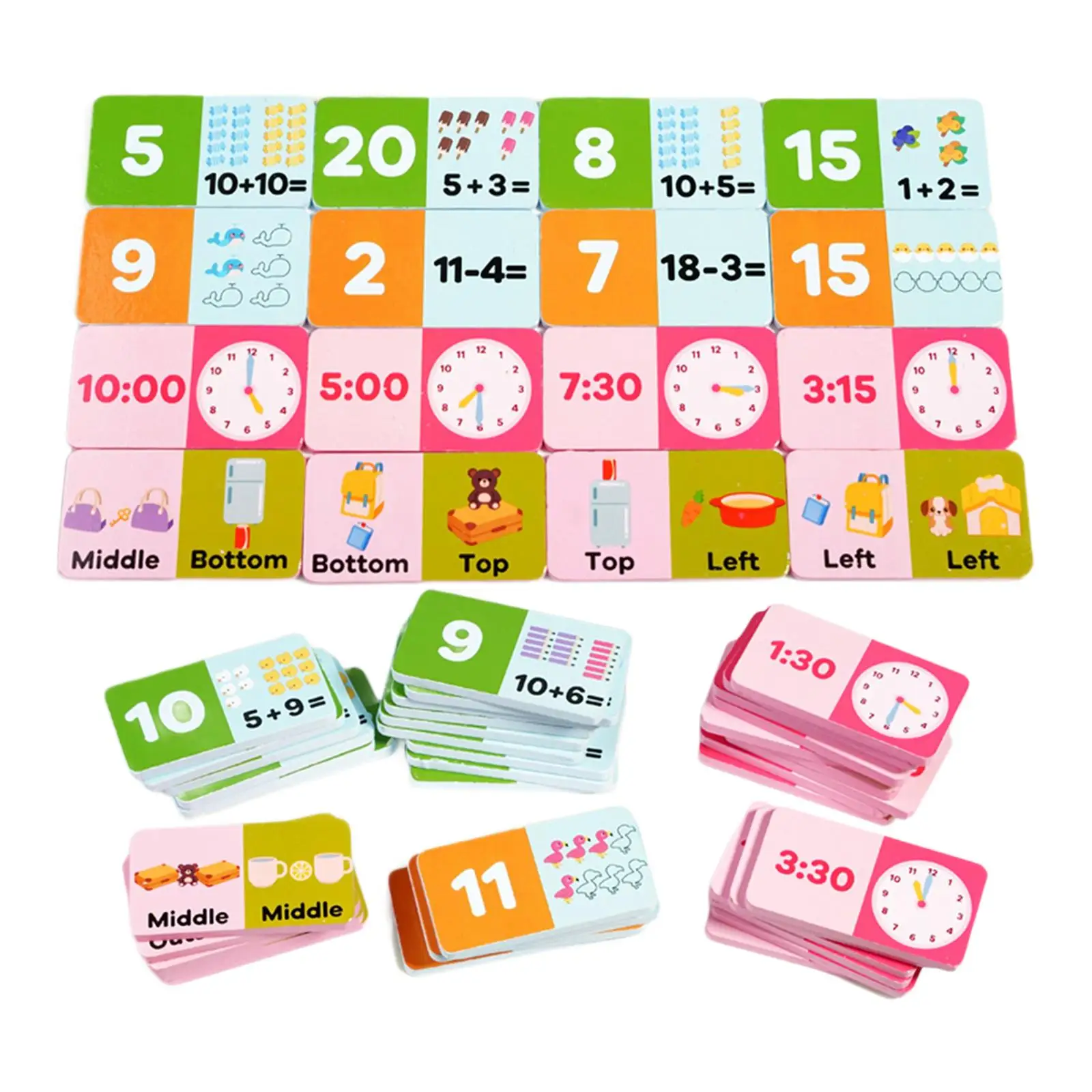 Math Game Busy and Entertained with Storage Bag Sensory Development Preschool Learning Toy for Child Boys Kids Student Girls