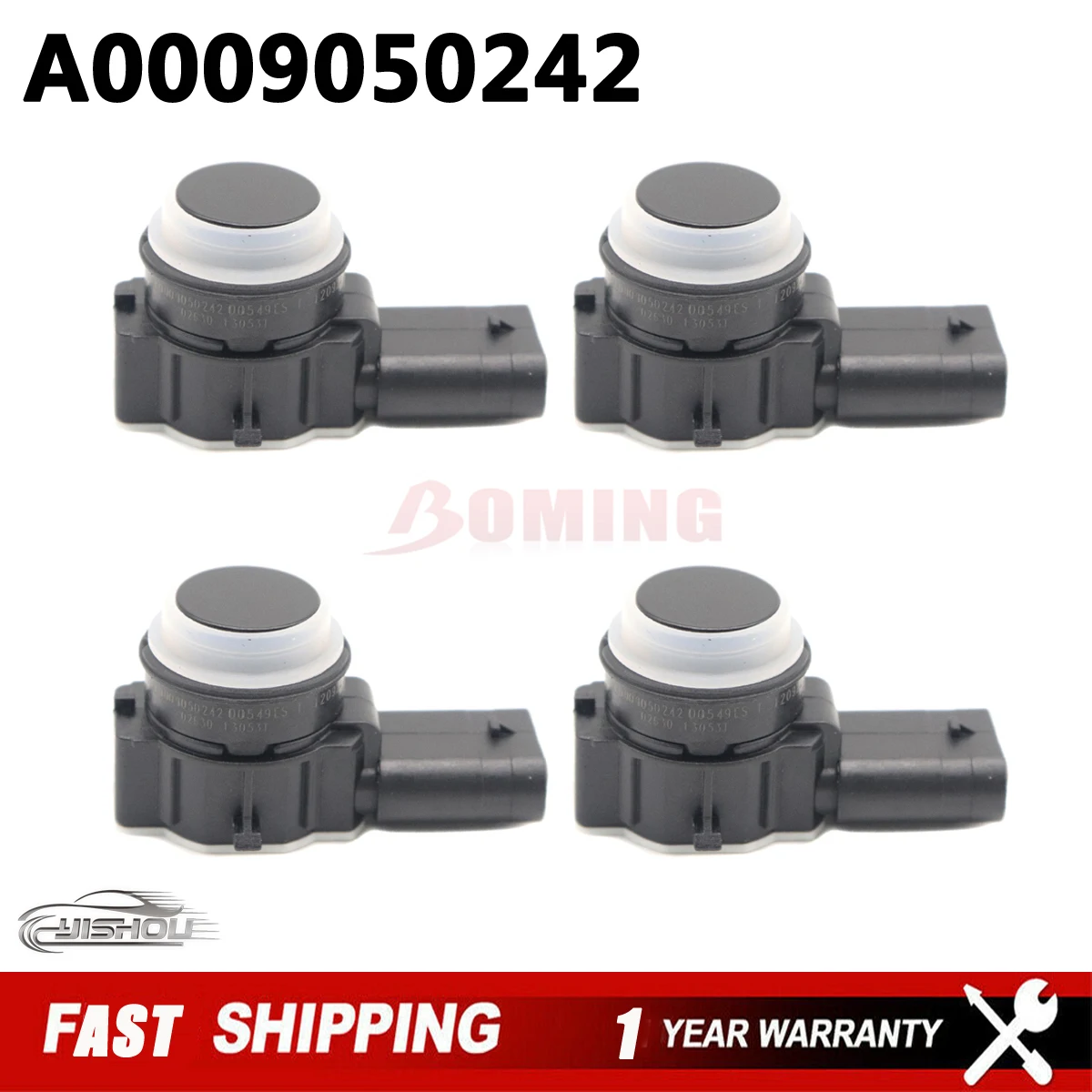 

A0009050242 4PCS Car PDC Parking Sensor Bumper Reversing Radar Fits for Mercedes-Benz W176 W246 X204 W231 0009050242