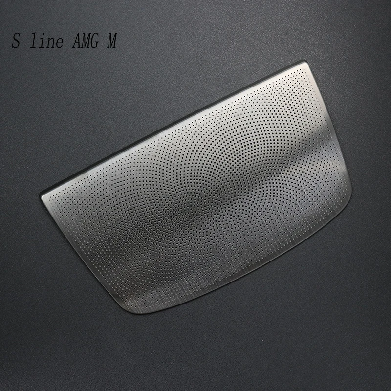 Car Styling For BMW X5 E70 X6 E71 Interior Dashboard Audio Stereo Speaker Decorative Strip Center Control stainless steel Cover