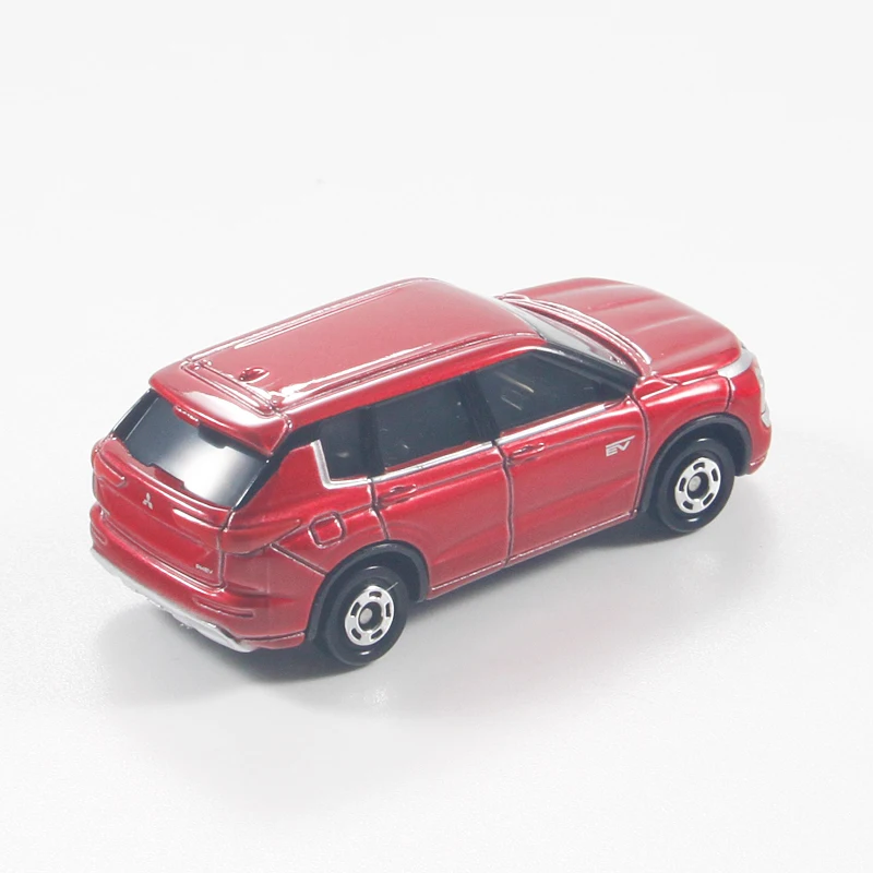 TAKARA TOMY-Alloy Simulation Car Model Toy para meninos, caixa vermelha e branca, Mitsubishi Outlander SUV, presente de férias para meninos, n ° 10