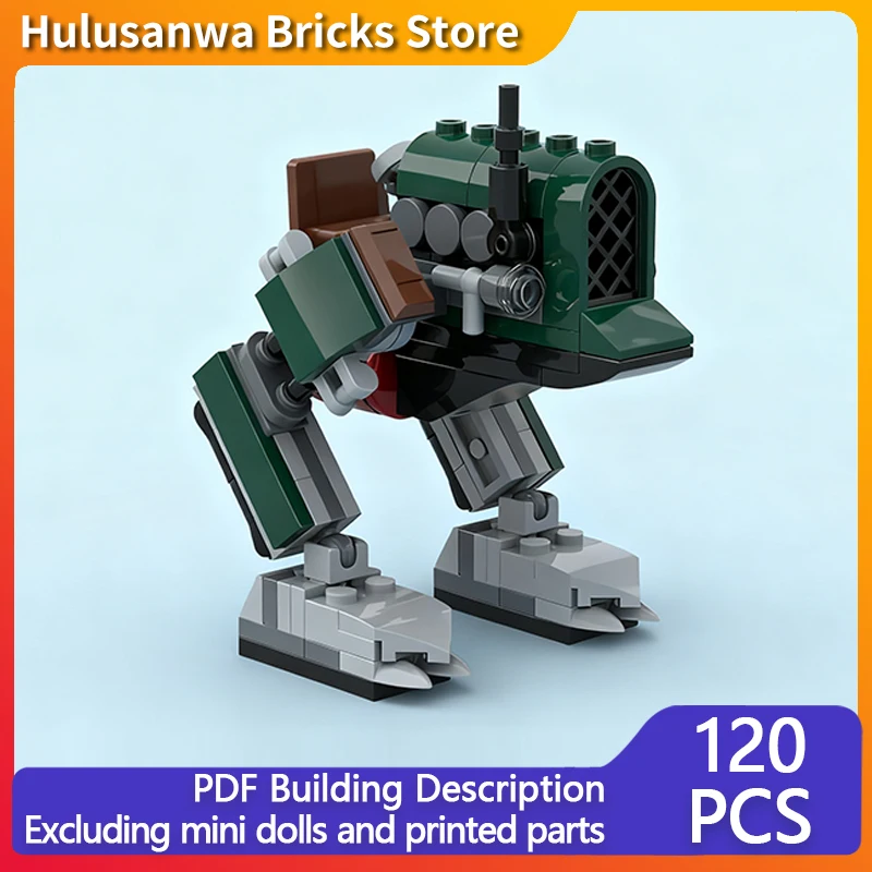 

Light Scout Mmech Model MOC Building Bricks War Equipment Modular Technology Gifts Holiday Assemble Children Toys Suit