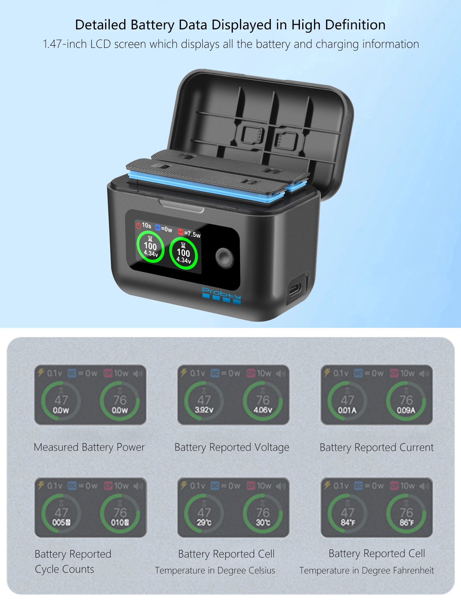 Für Insta360 X5 Batterie 2850 mAh/Schnelle Ladegerät Hub Power Zubehör Für Insta 360 ONE X 5 – Detail 10