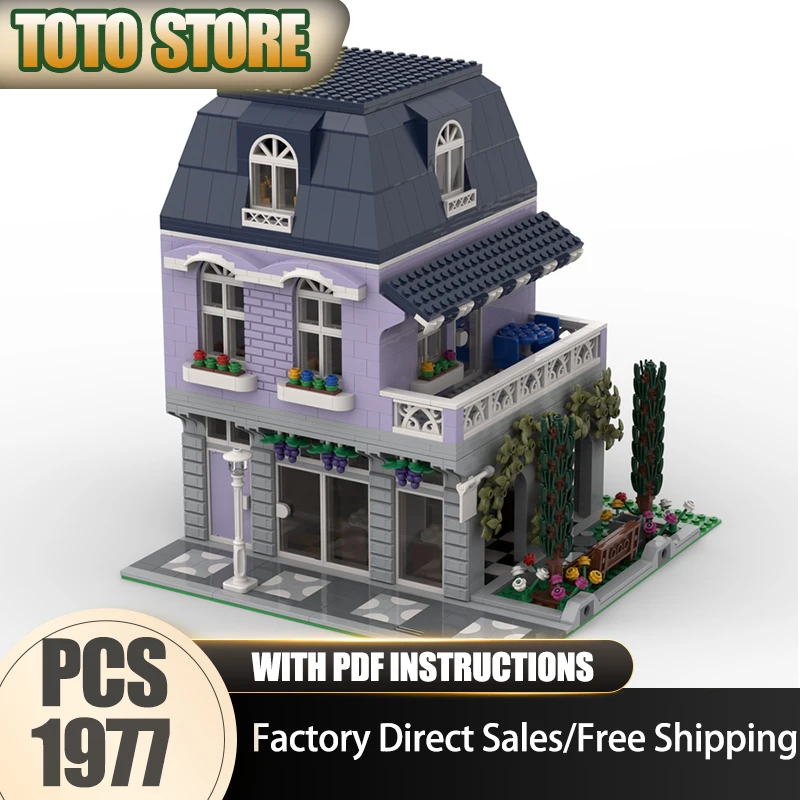 

Модель City Street View Moc Building Bricks Модель винного бара Технология Модульные блоки Подарок Рождественские игрушки Сборка своими руками Праздничный набор