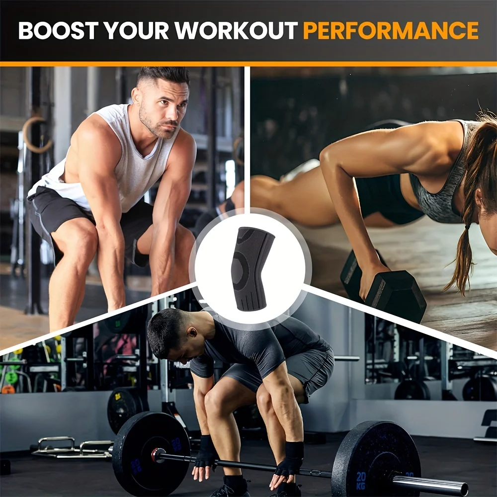 1pc Sports Elbow Protector For Men And Women, Joint Sleeve Protector Arm Sheath, Tennis Elbow Belt Strap Pressurized Winding view 5