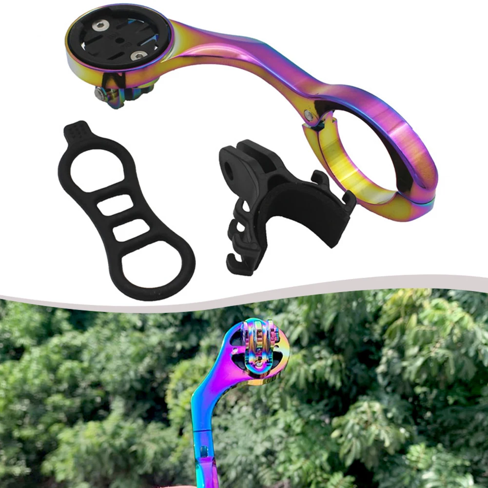 

1pc Bicycle Extended Computer Mountain Bike Computer Mount Bicycle Aluminum Alloy Holder Parts For Garmin ForWahoo For Bryton