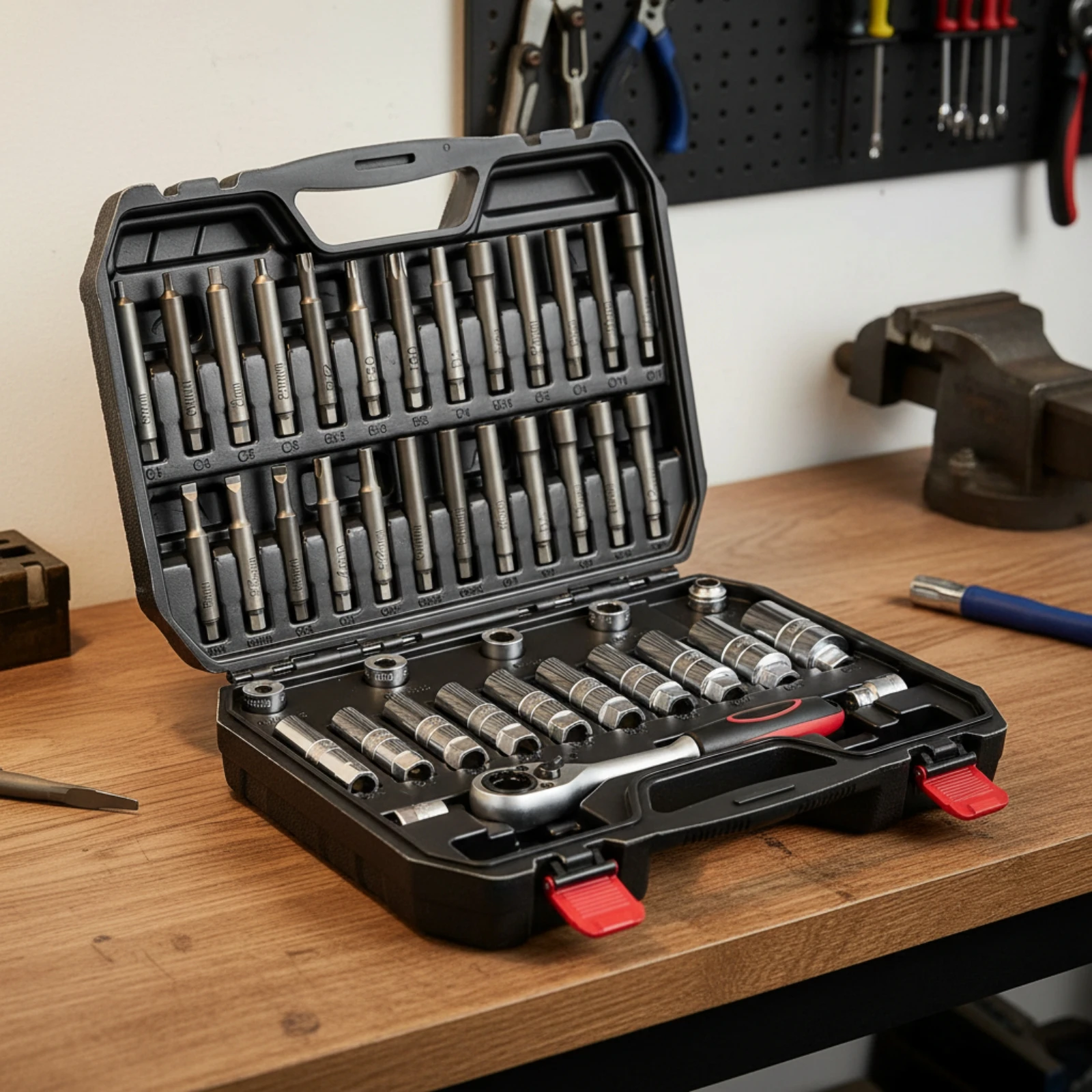 Strut Tool Kit 72-Tooth Shock Absorber Socket Set Damping System Tool Set Corrosion-Resistant Strut Nut Socket Heavy-Duty