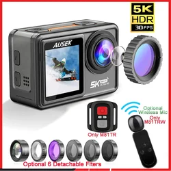 M81TRW Action Camera 5K 4K60FPS 50MP EIS DVR Webcam 2