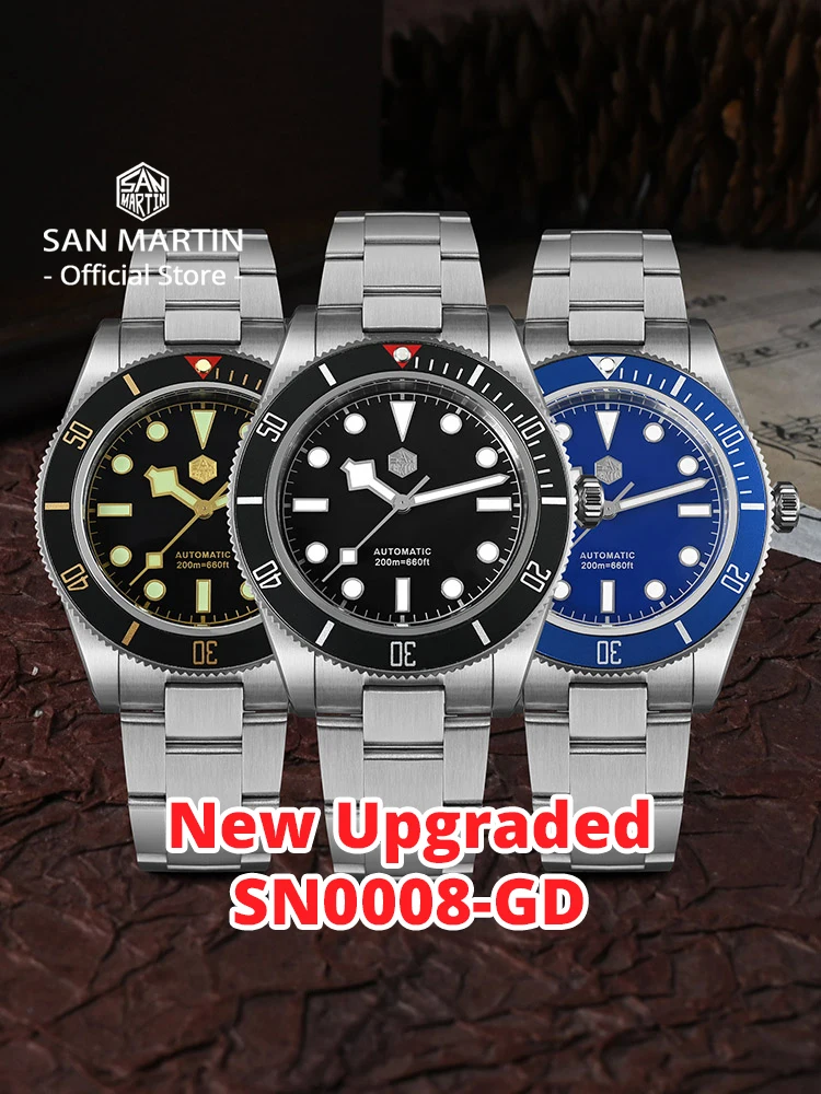ノーロゴ クロノグラフ 39mm カスタムウォッチ ブラック サファイアの 