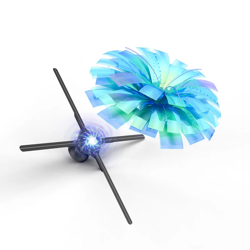 

4 лопасти 3D-голограммный вентилятор 83 см, светодиодный вентилятор, уличный рекламный экран, голографический вентилятор с системой Wi-Fi Android