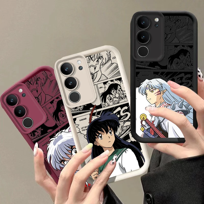 Inuyasha Anime Comics Art For Samsung Galaxy S24 S23 S22 S21 S20 FE Ultra Plus S10 Lite 5G Eye Ladder Phone Case