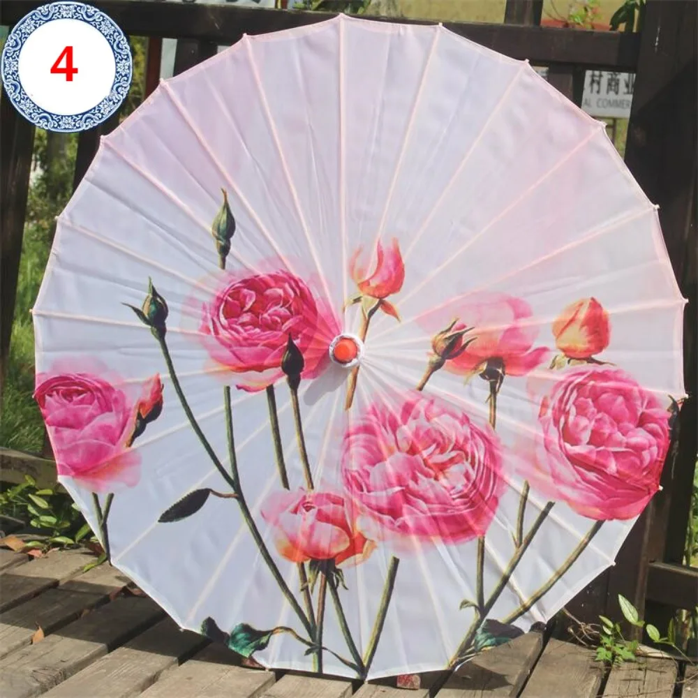 

Китайский антикварный свадебный зонт из промасленной бумаги для невесты, 56 см, классический модный солнцезащитный крем, детский декоративный зонт