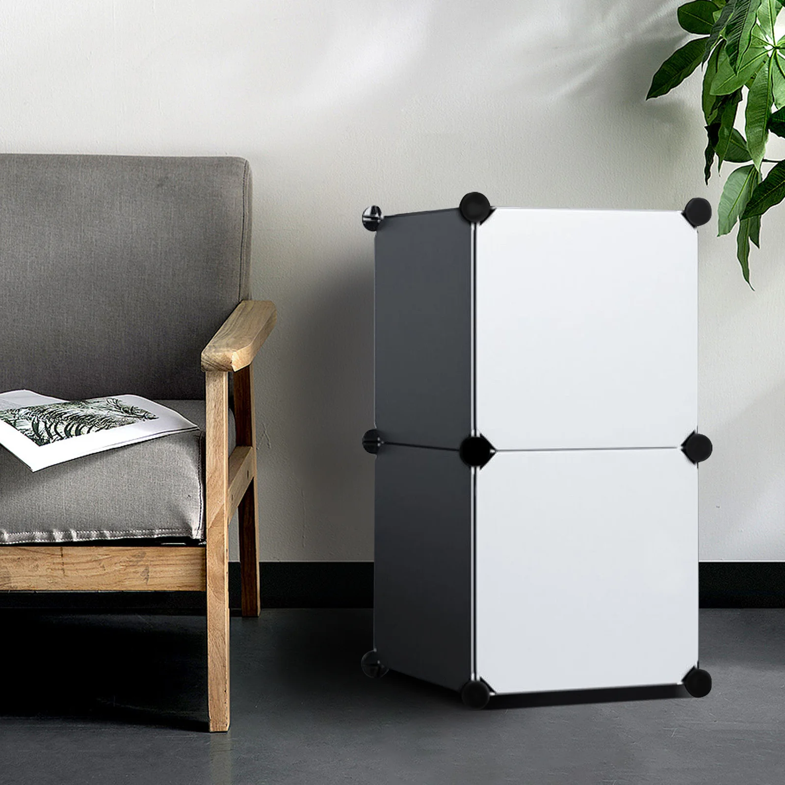 30 قطعة بطاقة المفاجئة خزانة منظم موصلات البلاستيك شبكة مكعب المشابك لرفوف الأسلاك تخزين خزانة مقسم