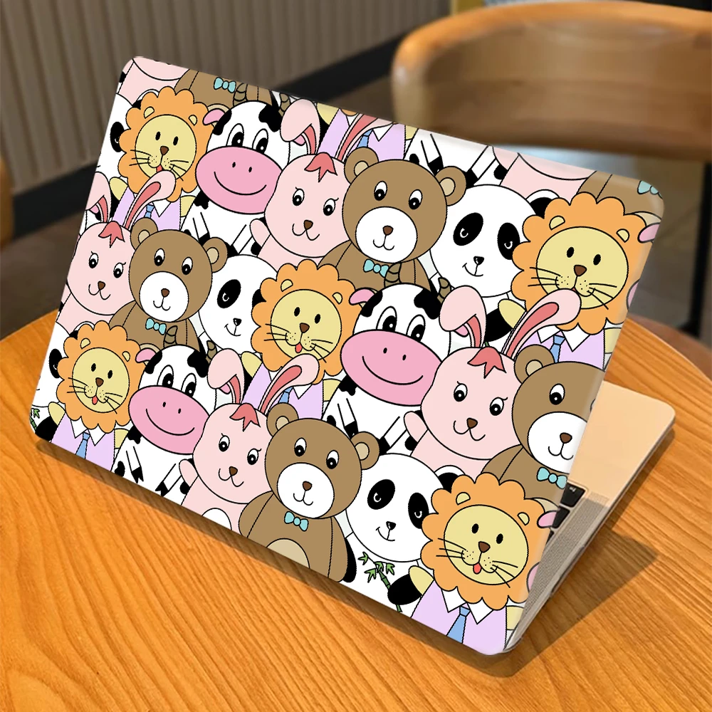 

Cartoon animal patterns Case For Macbook Air 15 2025 Case for M4 Chip model A3241 Cover for MacBook Pro 13 14 16 Air 13.6 Case