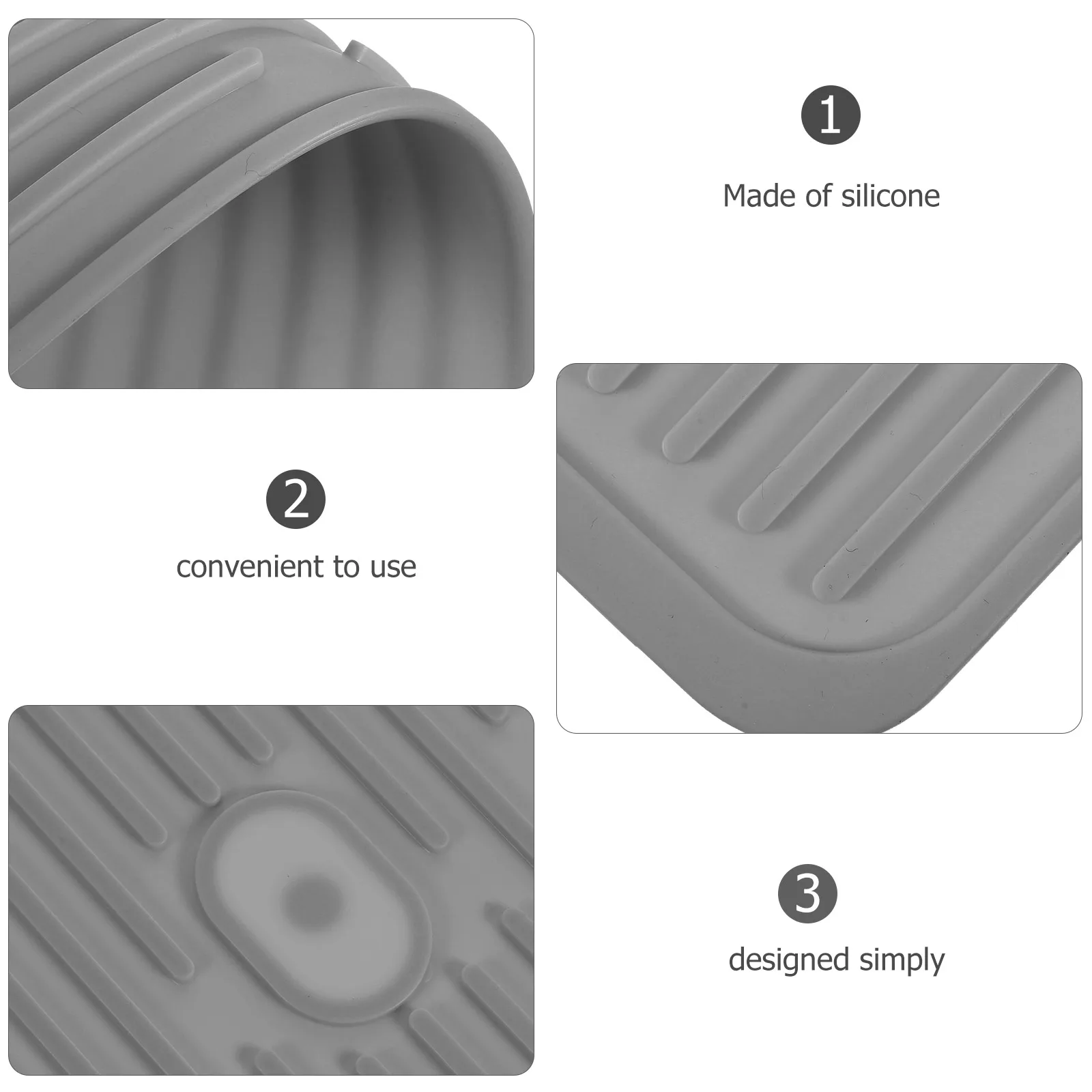 

Waterproof Placemat Silicone Dog Bowl Mats for Bowls Accessories Silica Gel Puppy Food Cats
