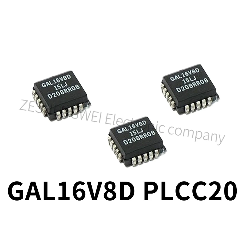 1PCS GAL16V8D-25QJN GAL16V8D PLCC20 Integrated IC Chip New Original IN STOCK