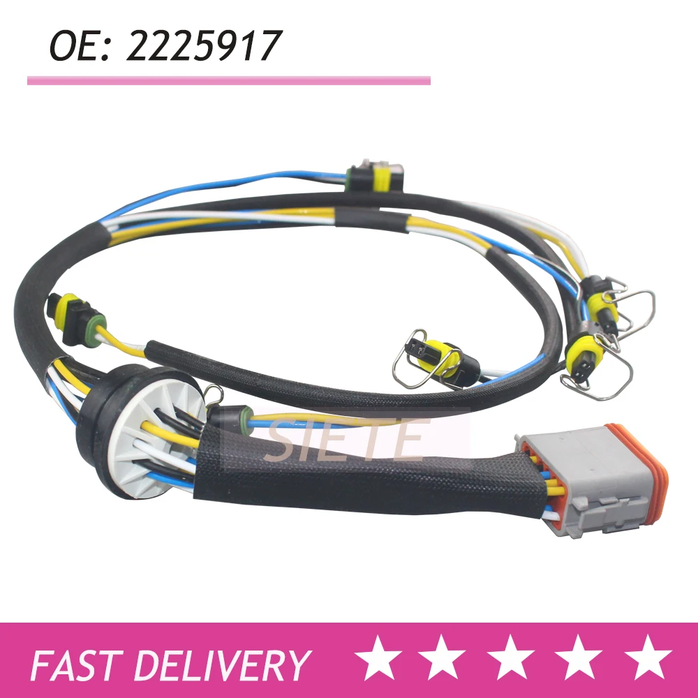 222-5917 2225917 Fuel Injector Wiring Harness C7 Excavator Harness For Caterpillar CAT 325D 329D Wire Harness Cable Assembly