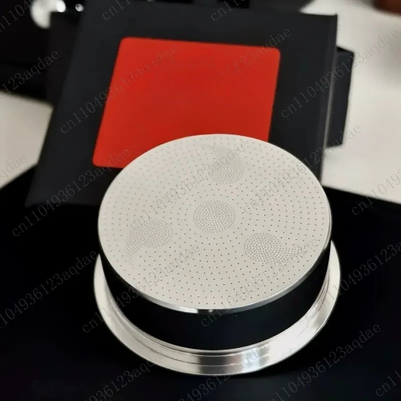 Coffee Machine Powder Bowl Straight  Slice Writing  CNC Stainless Steel Powder Bowl
